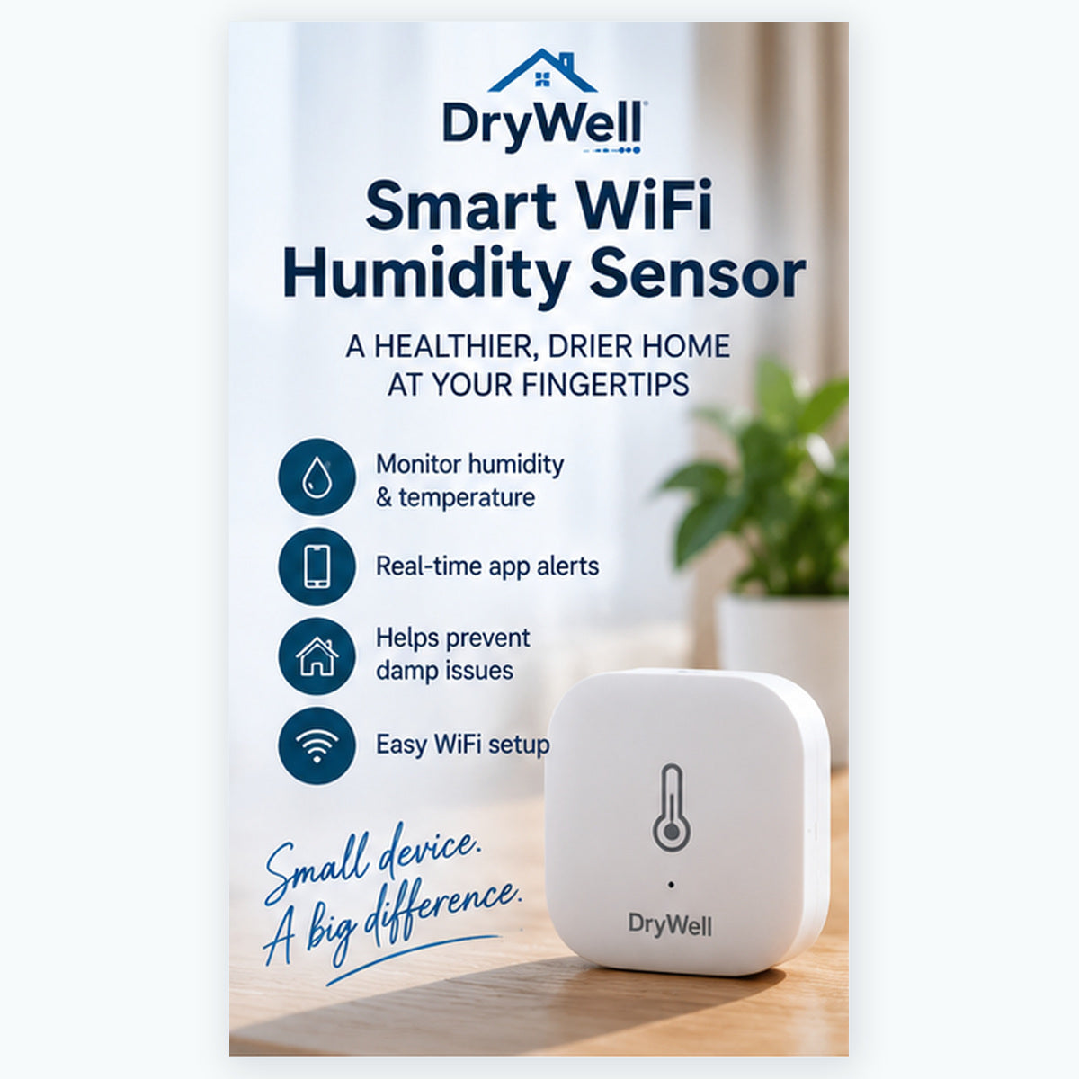 Smart WiFi Humidity Sensor