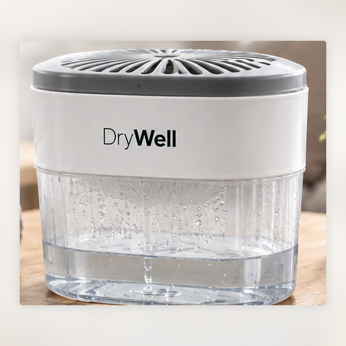 Electricity-free moisture absorber in a bedroom
