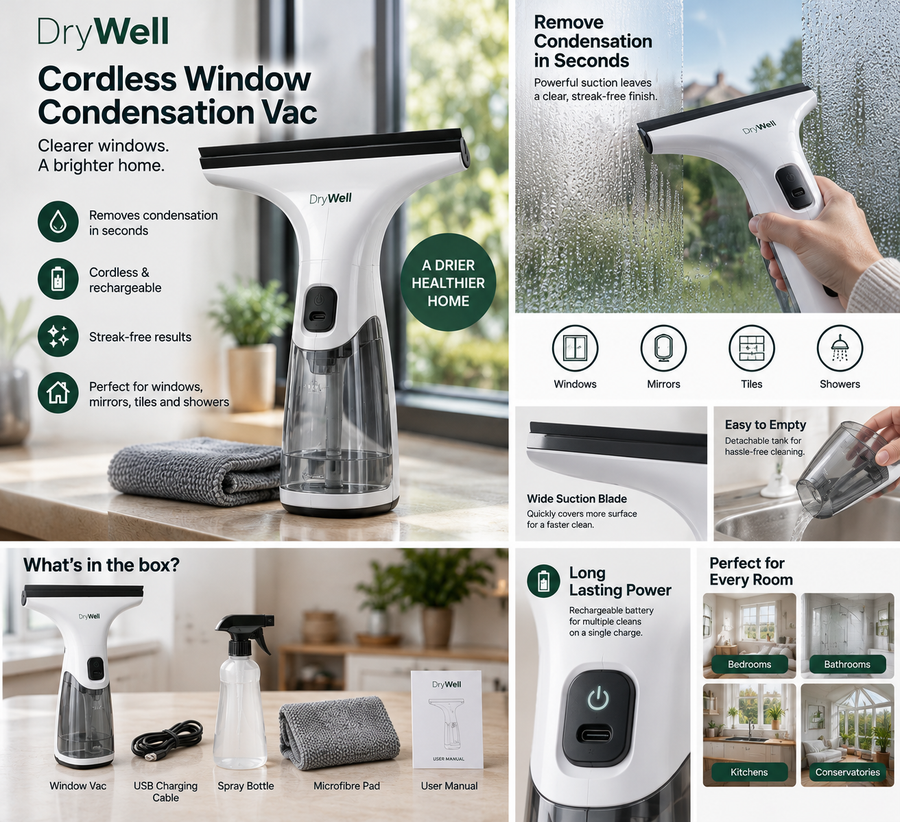 Cordless Window Condensation Vac