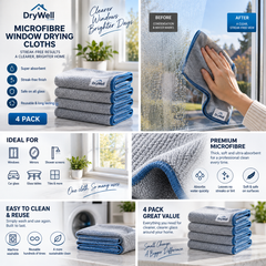 Microfibre Window Drying Cloths