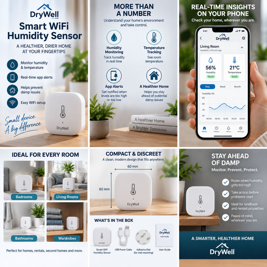 Smart WiFi Humidity Sensor