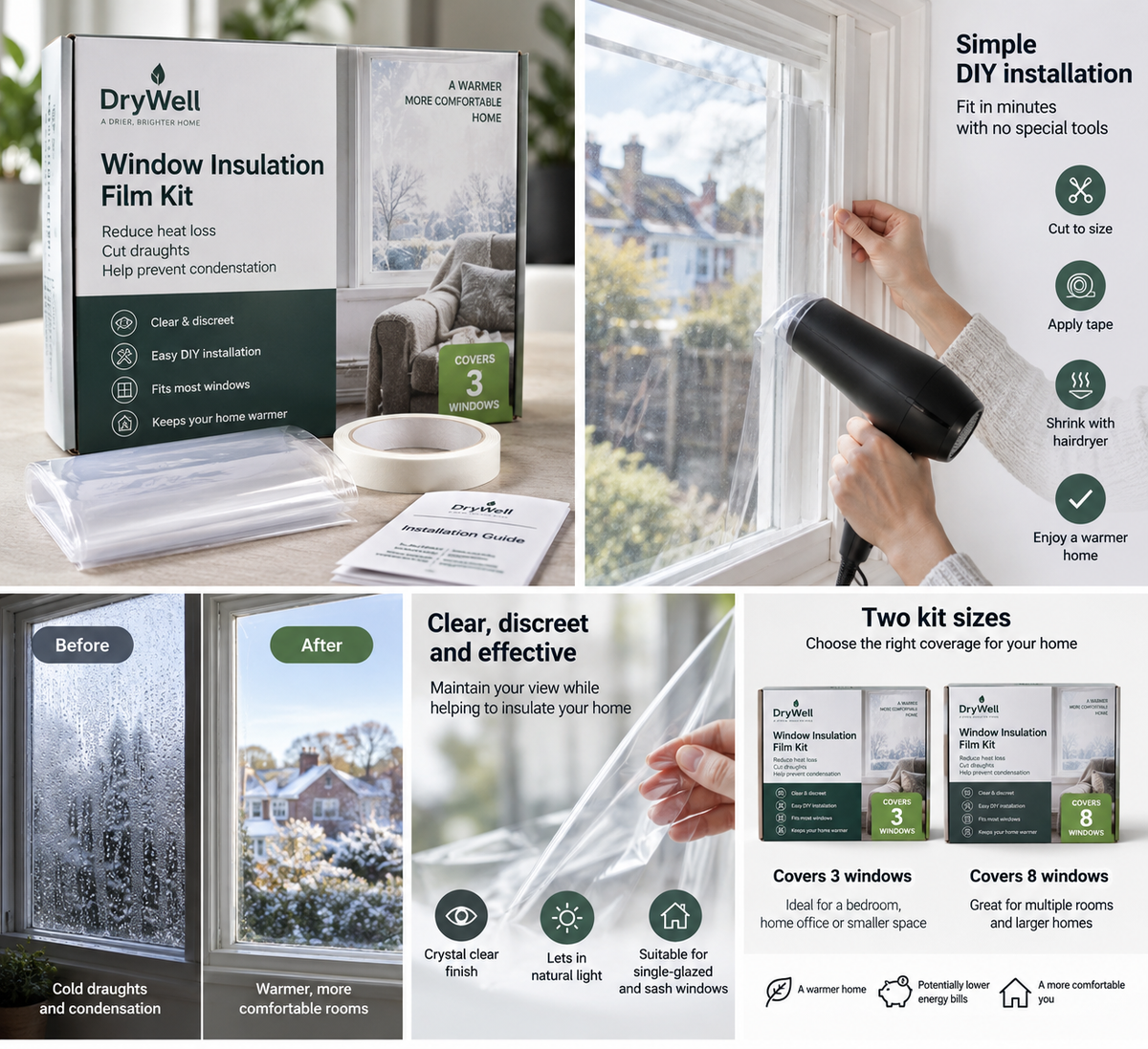 Window Insulation Film Kit