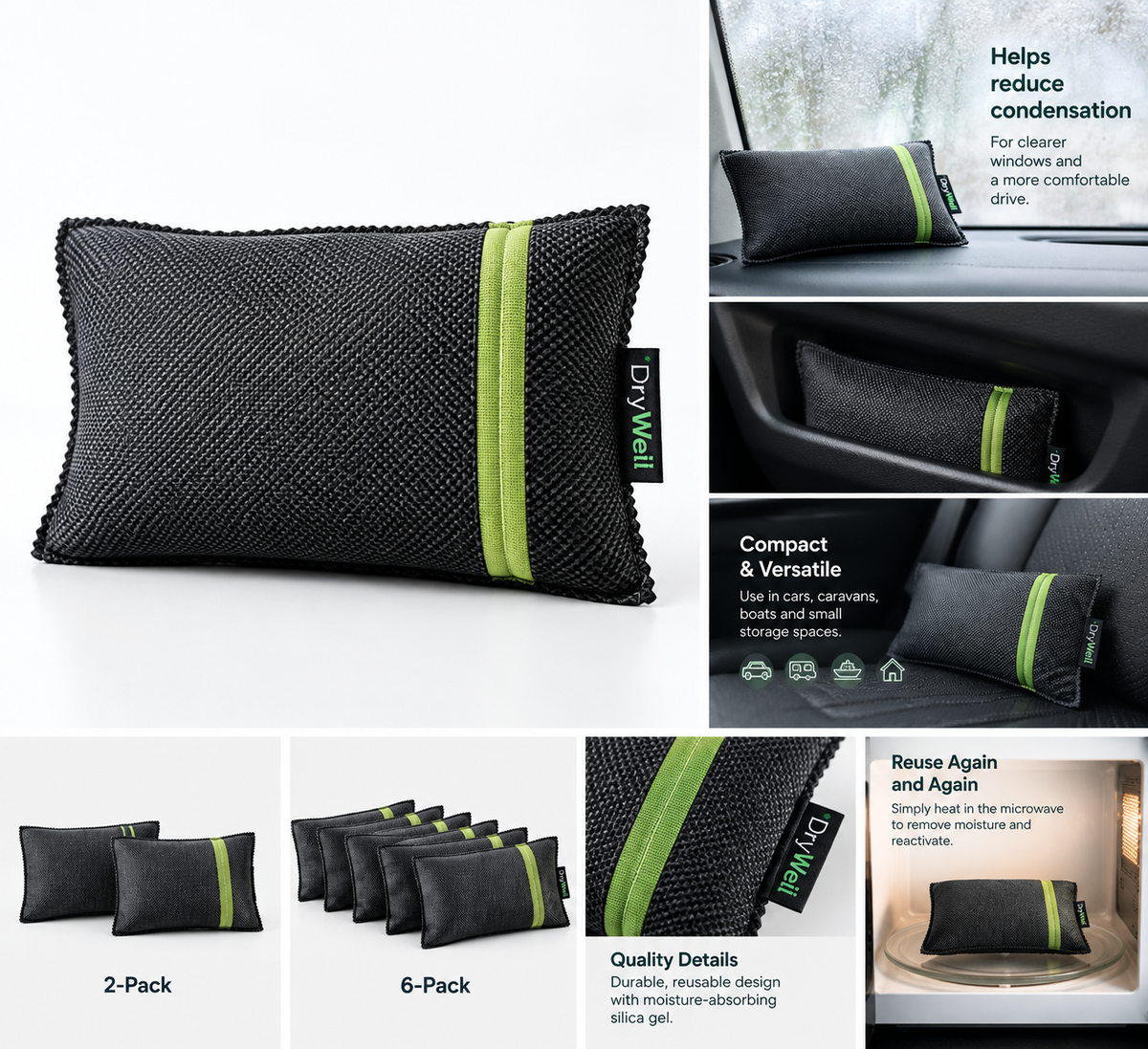 Reusable Car Dehumidifier Bag